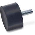 J.W. Winco Vibration/Shock Absorption Mount, Threaded Stud, 1.56" Dia, 1.00"H, 5/16-18 Thread 352.1-40-25-5/16-55